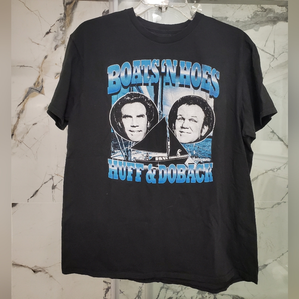 Step Brothers 'Boats and Hoes' T-Shirt Size L